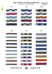 3584 Mixed Cord[Ribbon Tape Cord] ROSE BRAND (Marushin) Sub Photo
