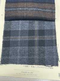 AN-9270 Cotton Wool Dark Check[Textile / Fabric] ARINOBE CO., LTD. Sub Photo