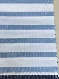 3361 Indigo Oxford Horizontal Stripes[Textile / Fabric] ARINOBE CO., LTD. Sub Photo