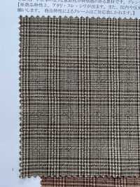 14382 50 Single Thread Craft Washer Processed Sora Feather Dobby Glen Check[Textile / Fabric] SUNWELL Sub Photo