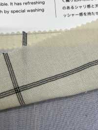 5287 C32 Single Thread(64/2 Silospan) Washer Processing Windowpane[Textile / Fabric] VANCET Sub Photo