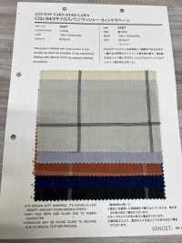 5287 C32 Single Thread(64/2 Silospan) Washer Processing Windowpane[Textile / Fabric] VANCET Sub Photo