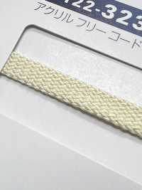 122-323 Acrylic Free Cord Medium Flat String[Ribbon Tape Cord] DARIN Sub Photo
