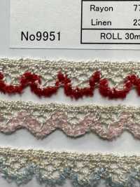 9951 Rayon Mole Torsion Lace ROSE BRAND (Marushin) Sub Photo