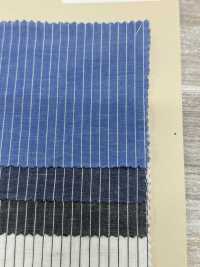 AN-9007 Linen Striped Washer Processing[Textile / Fabric] ARINOBE CO., LTD. Sub Photo