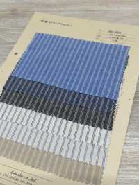 AN-9008 Linen Striped Washer Processing[Textile / Fabric] ARINOBE CO., LTD. Sub Photo