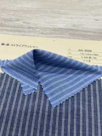 AN-9008 Linen Striped Washer Processing[Textile / Fabric] ARINOBE CO., LTD. Sub Photo