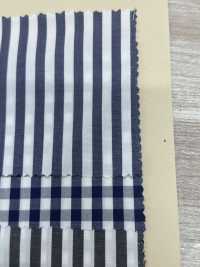 A-1738 Poplin Check Stripe[Textile / Fabric] ARINOBE CO., LTD. Sub Photo