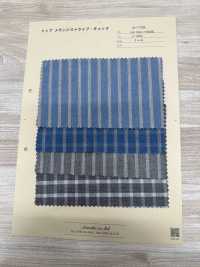 A-1739 Top Melange Stripe Check[Textile / Fabric] ARINOBE CO., LTD. Sub Photo