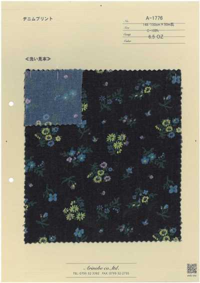 A-1776 Denim Print