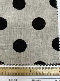 DOT-7000-1 Linen Loomstate Dot Pattern[Textile / Fabric] HOKKOH Sub Photo