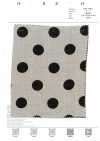 DOT-7000-1 Linen Loomstate With Dot Pattern
