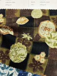 83058 Uneven Thread Cloth Manyofu Garland Lattice[Textile / Fabric] VANCET Sub Photo