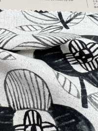 850415 Linen Linen Canvas Brush Flower[Textile / Fabric] VANCET Sub Photo