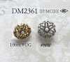 DM2361 Pearl Coating/Die-cast Jump Half-ring Shank Button