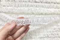 DS.1028-S Lace Lace Gathers Off White 20mm Daisada Sub Photo