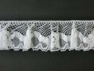 DS.2169-S Gathered Frill Lace Off-white 35mm
