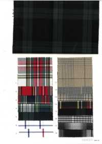 51025 40 Single Thread Typewriter Cloth Traditional Check[Textile / Fabric] VANCET Sub Photo