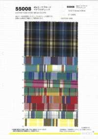 55008 40 Single Thread Combed Broadcloth Madras Check[Textile / Fabric] VANCET Sub Photo