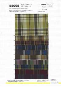 55008 40 Single Thread Combed Broadcloth Madras Check[Textile / Fabric] VANCET Sub Photo