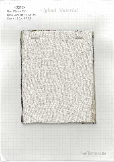 2215 Linen Rayon Nylon Leno Weave