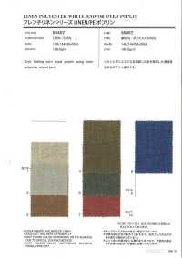 55457 French Linen Series LINEN/PE Poplin[Textile / Fabric] VANCET Sub Photo