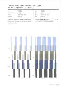 78050 80 Single Thread Typewritter Cloth Cloth Striped[Textile / Fabric] VANCET Sub Photo