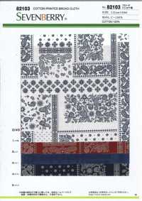 82103 Broadcloth Bandana Pattern[Textile / Fabric] VANCET Sub Photo