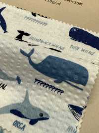 82158 SEVENBERRY® Ripple Cross The Sea Is A Man's Romance Whale[Textile / Fabric] VANCET Sub Photo