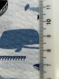 82158 SEVENBERRY® Ripple Cross The Sea Is A Man's Romance Whale[Textile / Fabric] VANCET Sub Photo