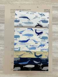 82158 SEVENBERRY® Ripple Cross The Sea Is A Man's Romance Whale[Textile / Fabric] VANCET Sub Photo