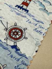 82160 SEVENBERRY® Ripple Cross The Sea Is A Man's Romance Sea Motif[Textile / Fabric] VANCET Sub Photo