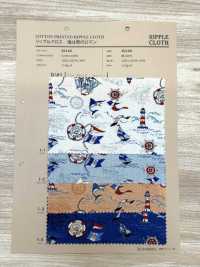82160 SEVENBERRY® Ripple Cross The Sea Is A Man's Romance Sea Motif[Textile / Fabric] VANCET Sub Photo