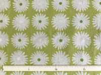 850374 Linen Linen Canvas Natural Botanical Margaret[Textile / Fabric] VANCET Sub Photo
