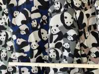 850406 Linen Linen Canvas Animal Panda[Textile / Fabric] VANCET Sub Photo