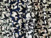 850406 Linen Linen Canvas Animal Panda[Textile / Fabric] VANCET Sub Photo