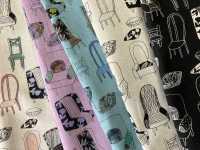 850409 Linen Linen Canvas Charming Fabric Chair[Textile / Fabric] VANCET Sub Photo