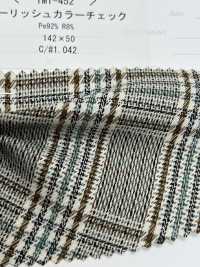 TMT-452 Woolish Color Check[Textile / Fabric] SASAKISELLM Sub Photo