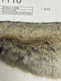 NT-1110 Craft Fur [Fox][Textile / Fabric] Nakano Stockinette Industry Sub Photo