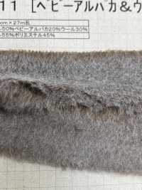 NT-2011 Craft Fur [baby Alpaca Blend][Textile / Fabric] Nakano Stockinette Industry Sub Photo