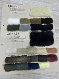 ON-121 Craft Fur [nutria][Textile / Fabric] Nakano Stockinette Industry Sub Photo