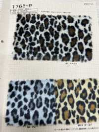 1768-P Craft Fur [leopard][Textile / Fabric] Nakano Stockinette Industry Sub Photo