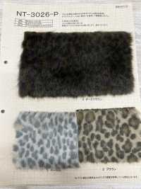 NT-3026-P Craft Fur [Leopard][Textile / Fabric] Nakano Stockinette Industry Sub Photo