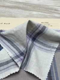 AN-9302 Cotton Hemp Check[Textile / Fabric] ARINOBE CO., LTD. Sub Photo