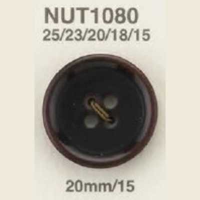 NUT1080 Nut 4-Hole Sew-Through Button