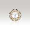 G3442 Glass/cast Half Circular Ring Half-ring Shank Button