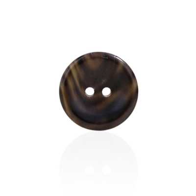 HB701 Real Buffalo Horn Sew-through 2-hole Button