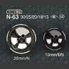 N63 ABS Resin 4-Hole Button