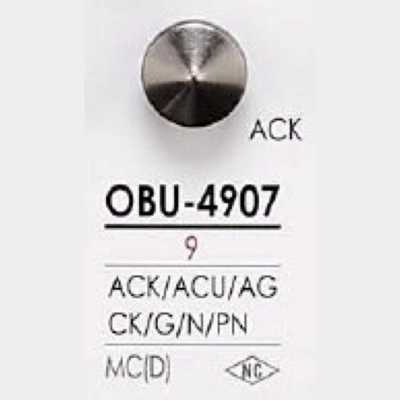 OBU4907 Die-cast Tunnel Shank Button