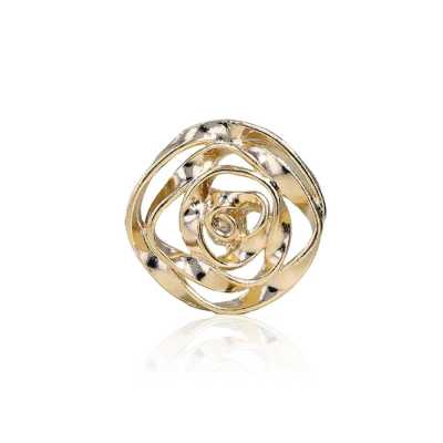 OBU4812 High Metal Half-Ring Shank Button